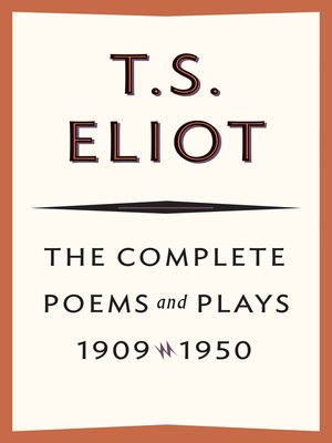 cover image of The Complete Poems and Plays, 1909–1950